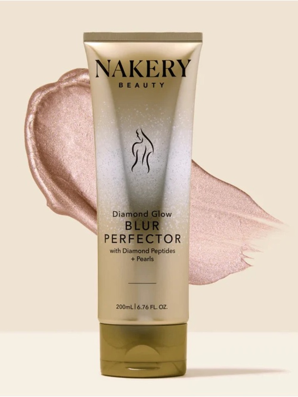 Nakery Beauty Diamond Glow Blur Perfector- diamond peptides, pearl, lifts, plump